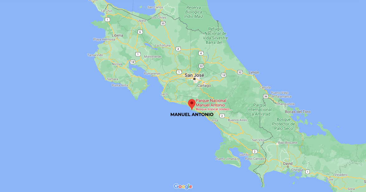 Manuel Antonio National Park, Central Pacific of Costa Rica.